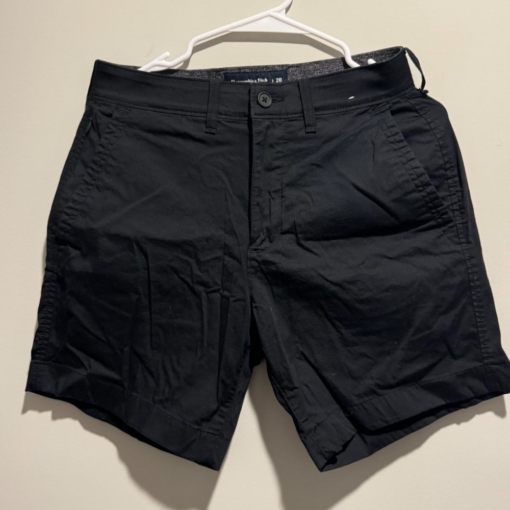Abercrombie & Fitch Charcoal Stretch Shorts